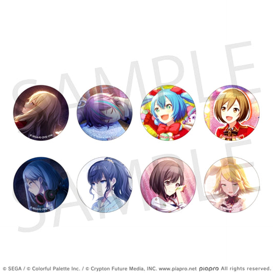 Hatsune Miku: Colorful Stage! Glitter Button Event Illustration Collection vol.3 A Goods - Bache Resale [NEW]