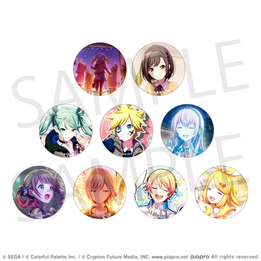 Hatsune Miku: Colorful Stage! Glitter Button Event Illustration Collection vol.5 B Goods - Bache Resale [NEW]