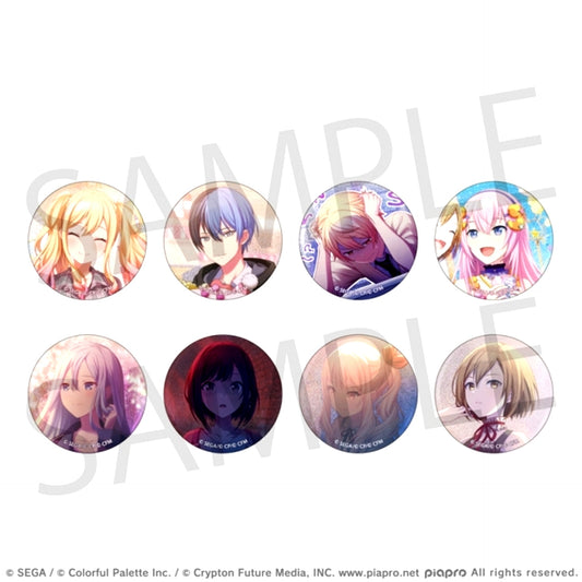 Hatsune Miku: Colorful Stage! Glitter Button Event Illustration Collection vol.5 C Goods - Bache Resale [NEW]