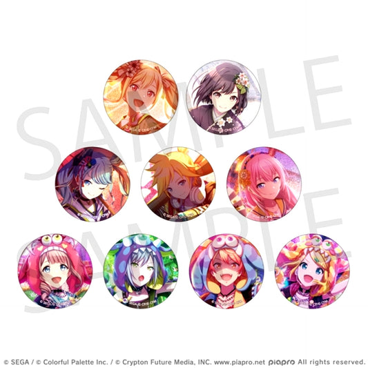 Hatsune Miku: Colorful Stage! Glitter Button Event Illustration Collection vol.6 B Goods - Bache Resale [NEW]