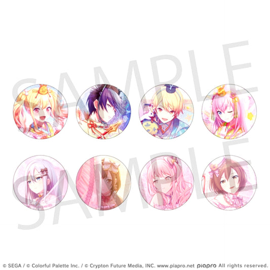 Hatsune Miku: Colorful Stage! Glitter Button Event Illustration Collection vol.6 C Goods - Bache Resale [NEW]