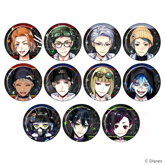 Disney Twisted-Wonderland Can Badge Collection Cultural Club [NEW]
