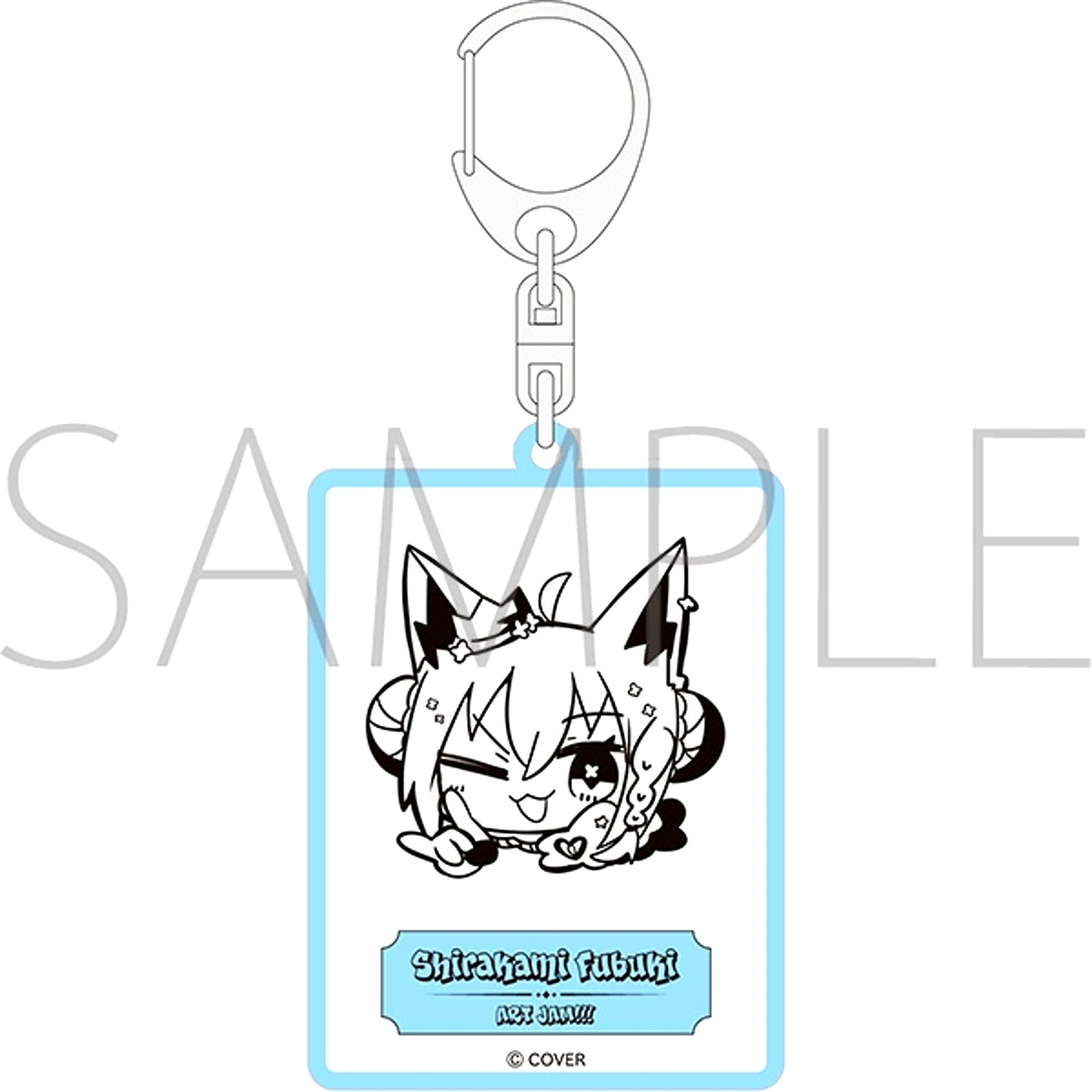 Hololive Acrylic Keychain / Shirakami Fubuki Goods - Keychain [NEW]