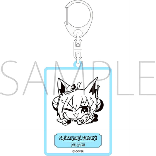Hololive Acrylic Keychain / Shirakami Fubuki Goods - Keychain [NEW]