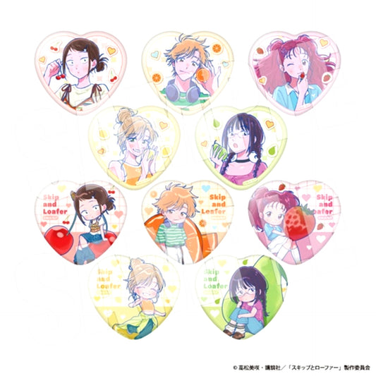 Skip and Loafer Collection Can Badge (Fruits) All 10 Types [NEW]