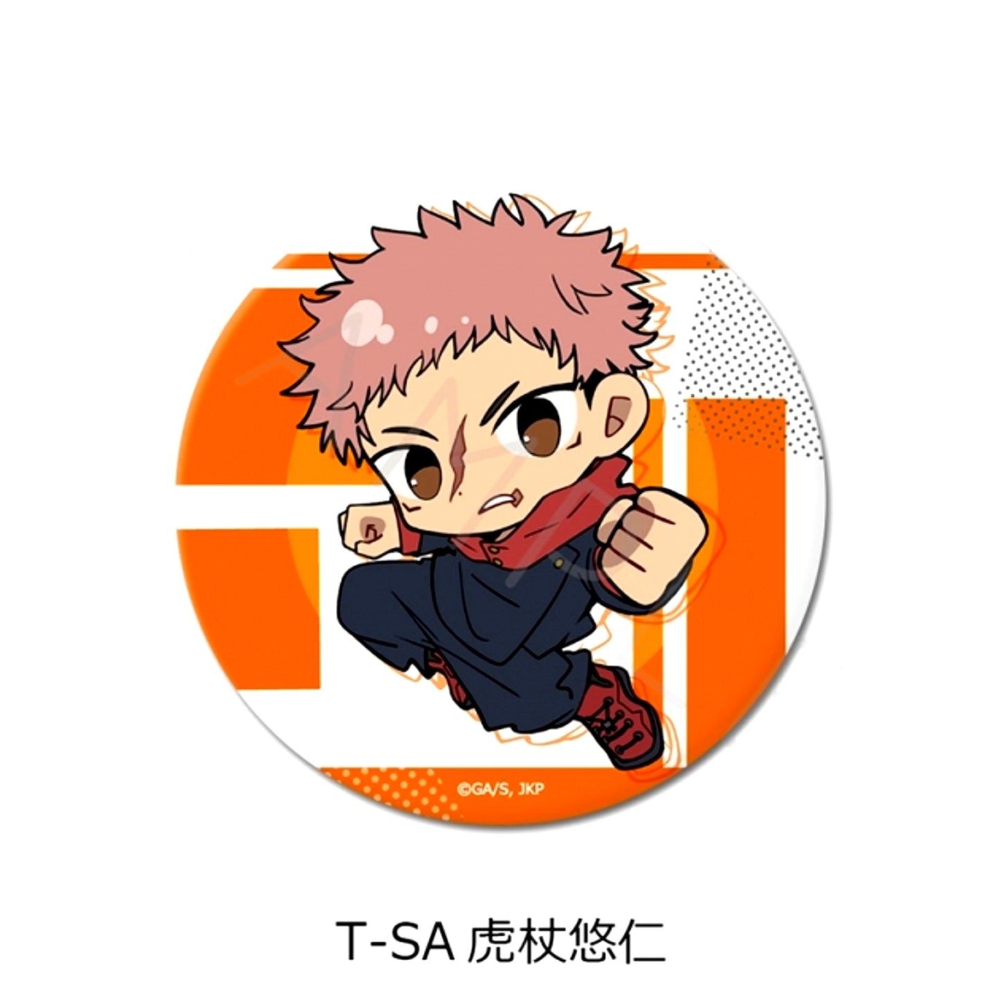 TV Anime Jujutsu Kaisen Season 3 Culling Game Vol.4 3way Can Badge (75mm) T-SA (Yuji Itadori) [NEW]
