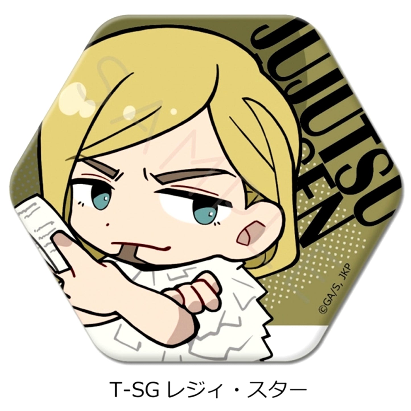 TV Anime Jujutsu Kaisen Season 3 Culling Game Vol.4 Hexagonal Can Badge T-SG (Reggie Star) [NEW]