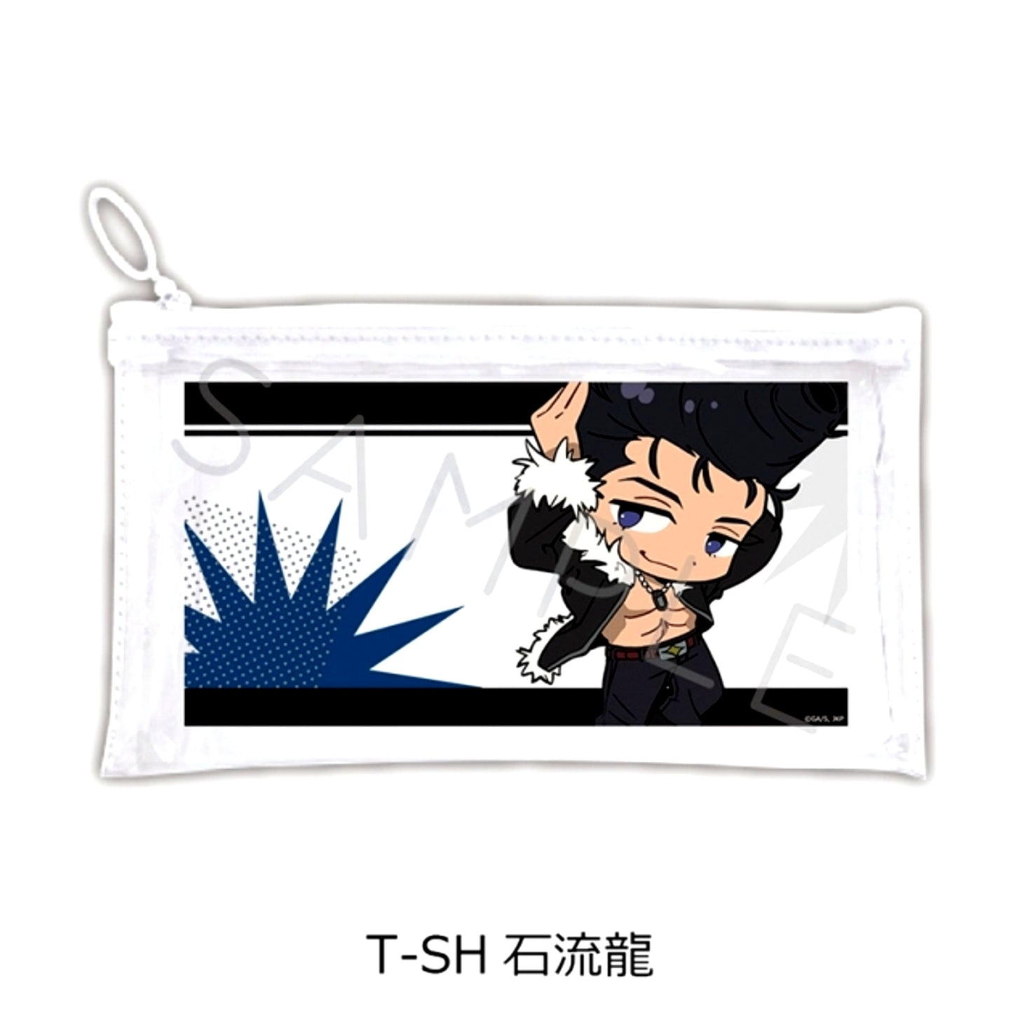TV Anime Jujutsu Kaisen Season 3 Culling Game Vol.4 Flat Clear Pouch T-SH (Ryu Ishigori) [NEW]