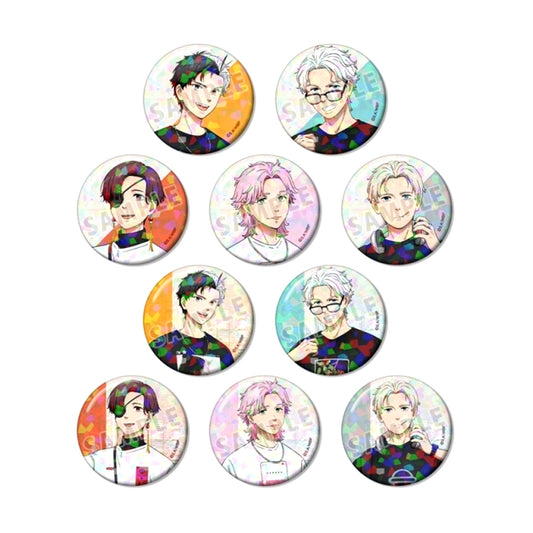 TV Anime WIND BREAKER Newly Drawn Summer Clothes ver. Trading Hologram Button Goods - Bache with with Benefits Bonus [NEW]