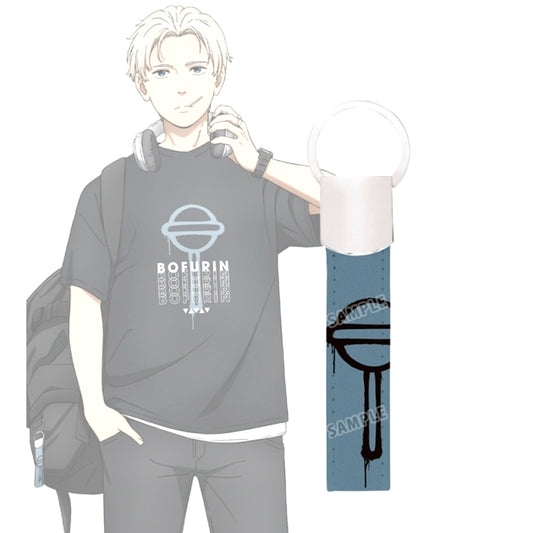 WIND BREAKER TV Anime Newly Drawn Ren Kaji Summer Uniform ver. Synthetic Leather Keychain with Key Ring [NEW]