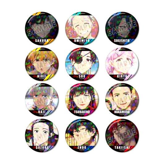 TV Anime WIND BREAKER Trading Scene Shot Hologram Button Goods - Bache with with Benefits Bonus [NEW]