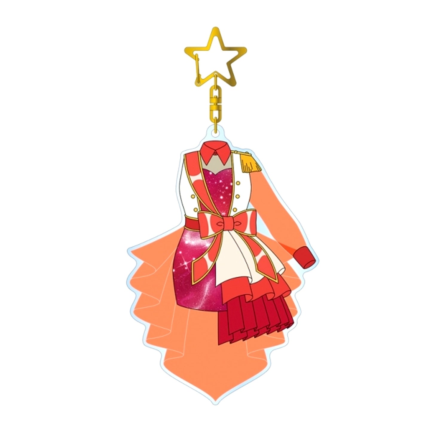 Zombie Land Saga: Yumeginga Paradise Yugiri Costume Motif BIG Acrylic Keychain [NEW]
