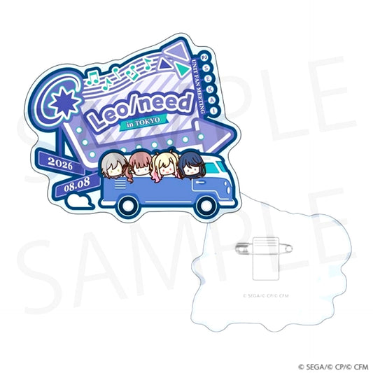 Hatsune Miku: Colorful Stage! Project Sekai Unit Fan Meeting Acrylic Badge [Leo/need] [NEW]