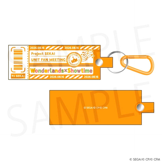 Hatsune Miku: Colorful Stage! Project Sekai Unit Fan Meeting Rubber Keychain [Wonderlands x Showtime] [NEW]