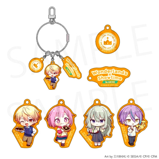 Hatsune Miku: Colorful Stage! Project Sekai Unit Fan Meeting Acrylic Charm Set Wonderlands x Showtime [NEW]