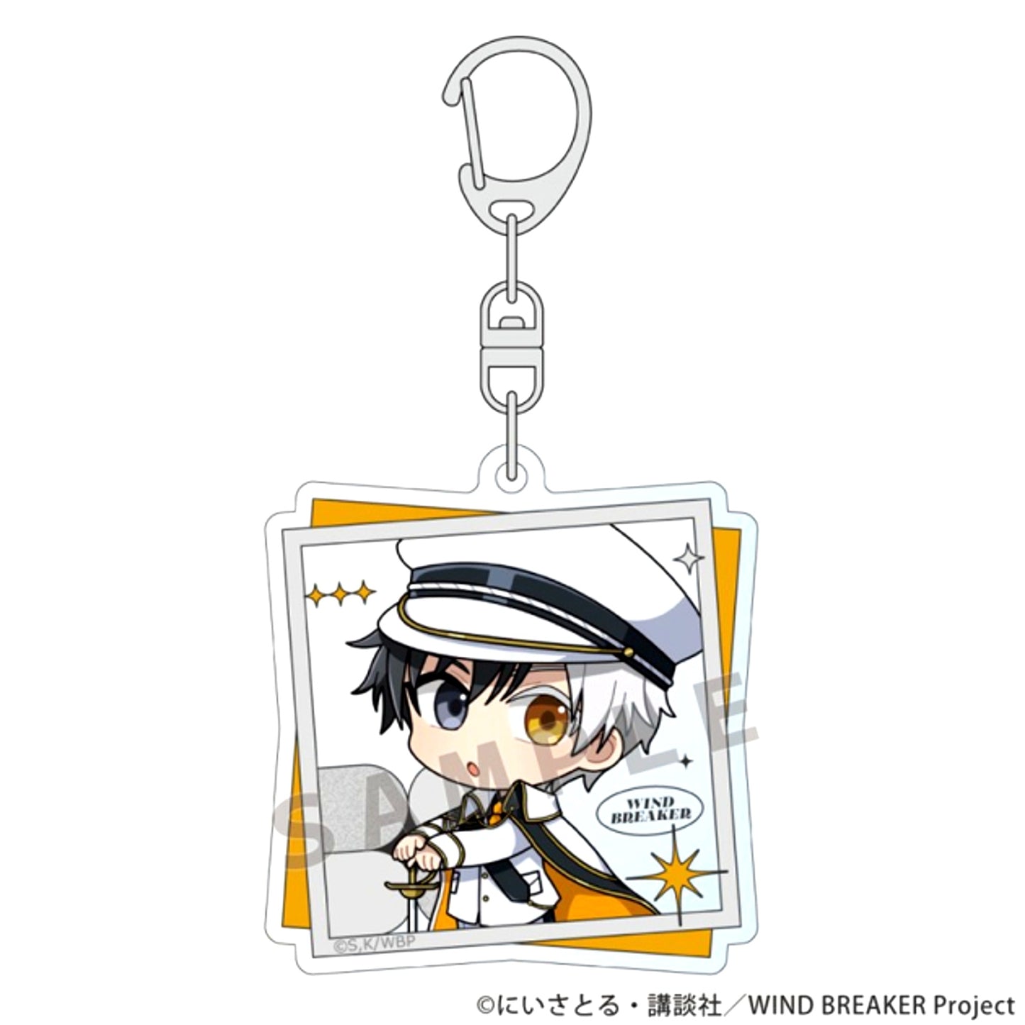 WIND BREAKER Acrylic Keychain (Haruka Sakura / Military Outfit) [NEW]