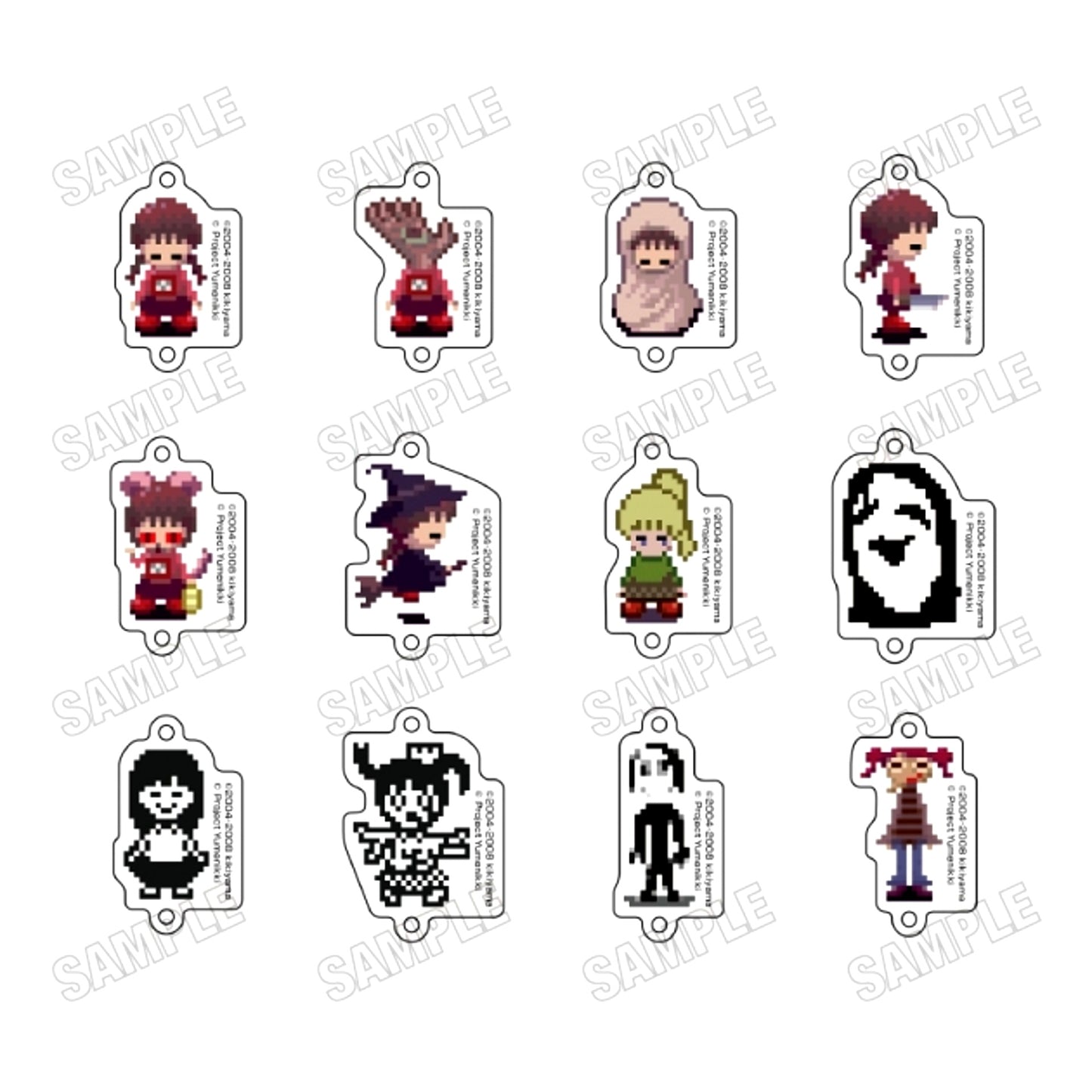 Yume Nikki Connectable Acrylic Charm Collection [NEW]