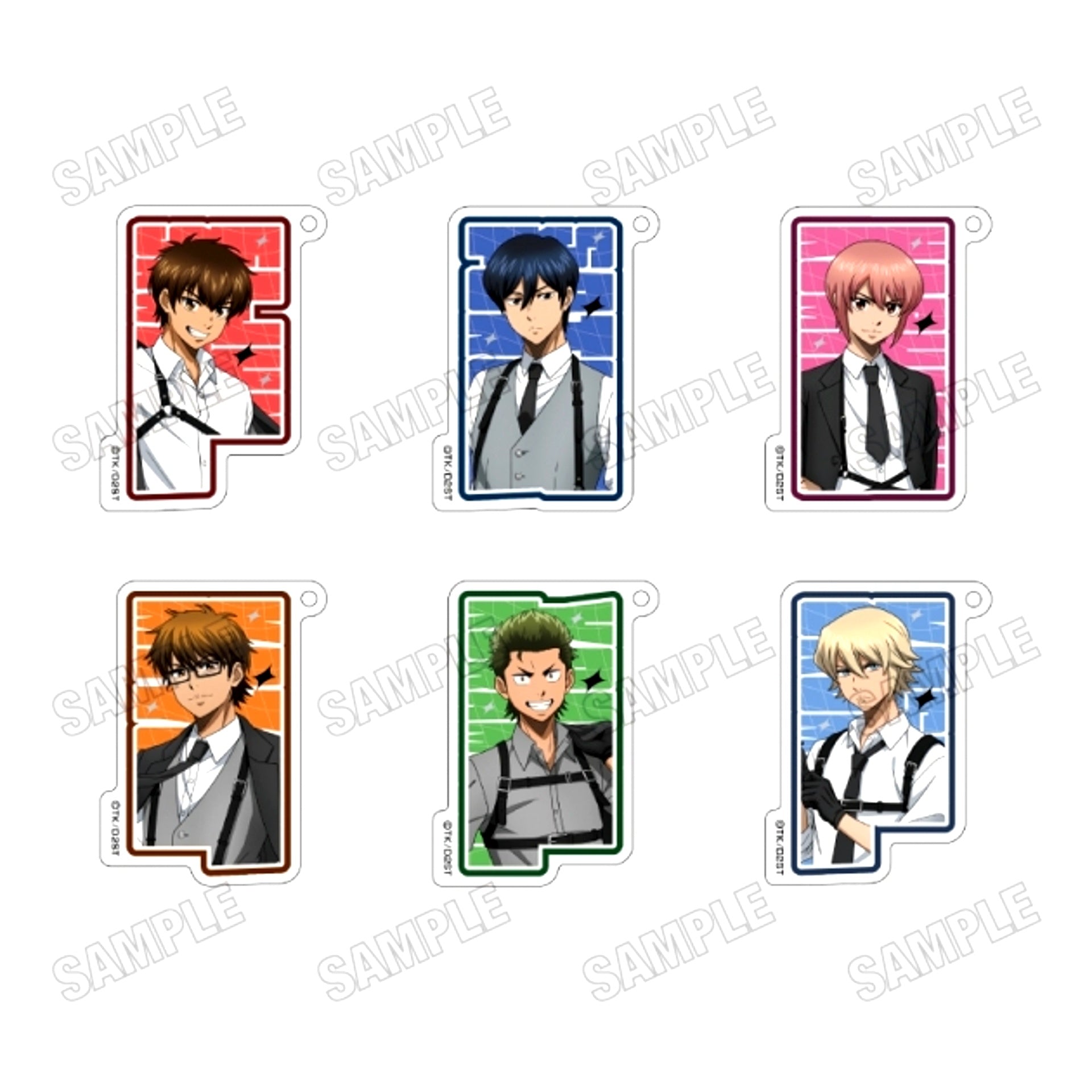 TV Anime Ace of Diamond act II -Second Season- Newly Drawn Acrylic Keychain Collection (Harness Suit ver.) [NEW]