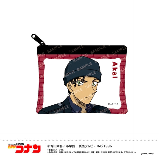 Detective Conan Mini Clear Pouch (E Akai Syuuichi) Goods - Pouch [NEW]