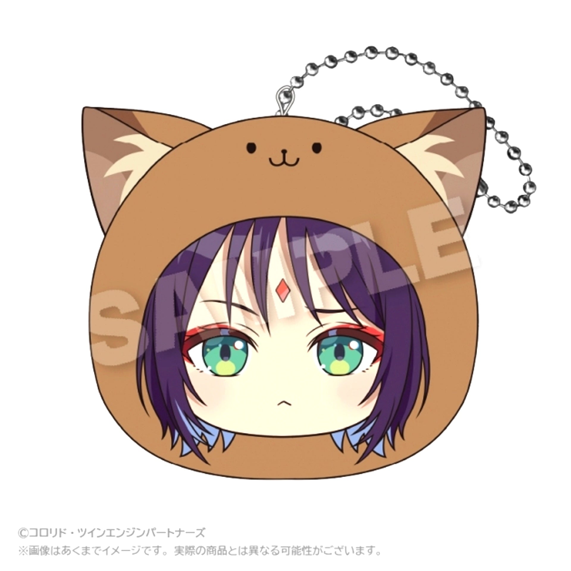 Cosmic Princess Kaguya! Marumates Cushion Keychain Iroha Sakayori (Reissue) [NEW]
