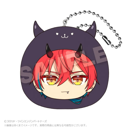 Cosmic Princess Kaguya! Marumeits Cushion Keychain Akira Mikado (Reissue) [NEW]