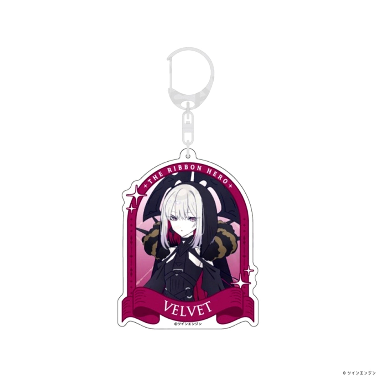 THE RIBBON HERO Ribbon Hero Acrylic Keychain Velvet Goods - Keychain [NEW]