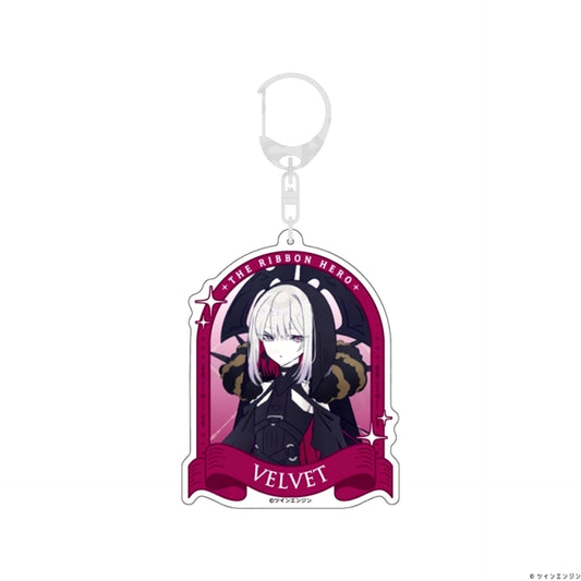 THE RIBBON HERO Ribbon Hero Acrylic Keychain Velvet Goods - Keychain [NEW]