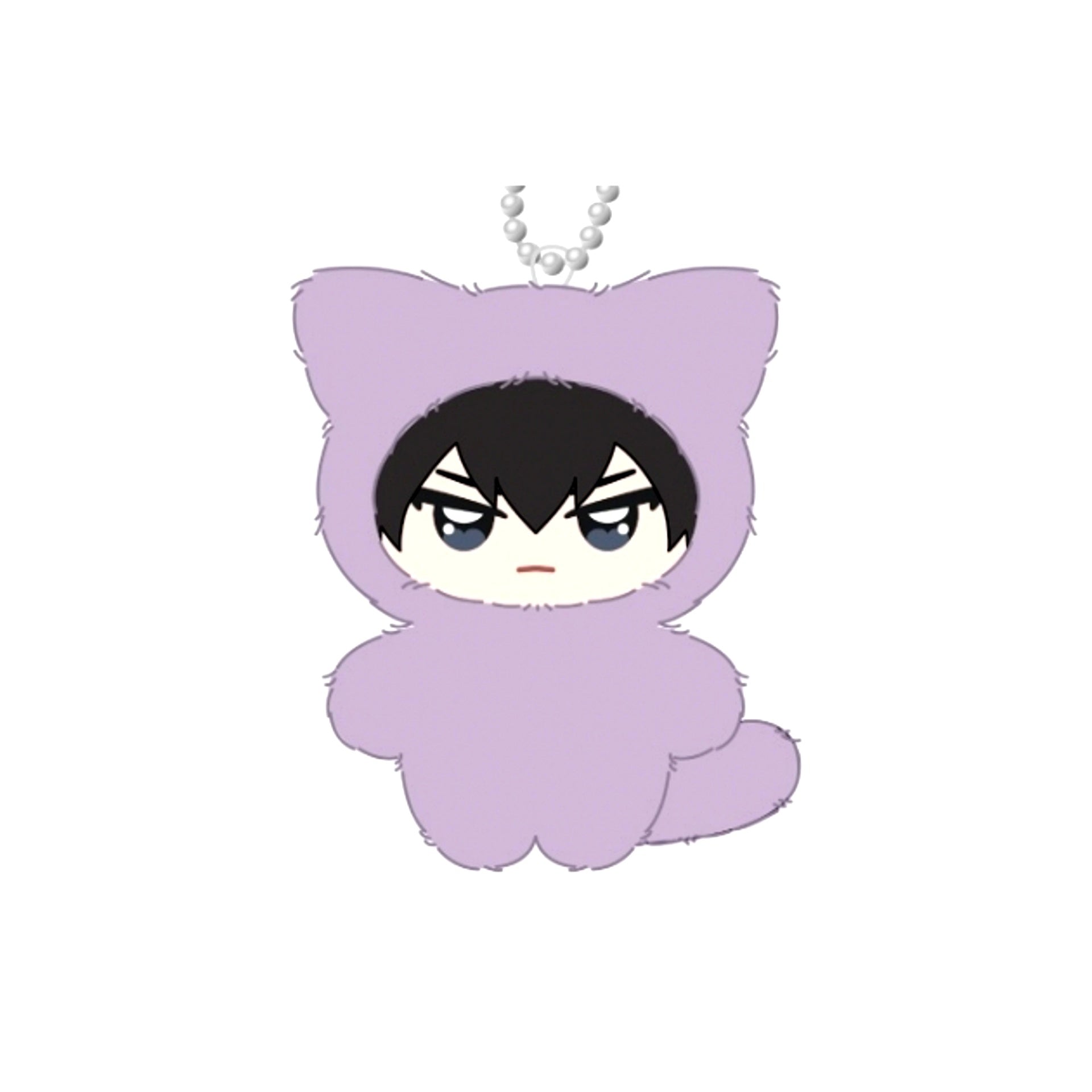 TV Anime Reborn! Chimikemo Mascot 4. Kyoya Hibari Goods - Mascot [NEW]