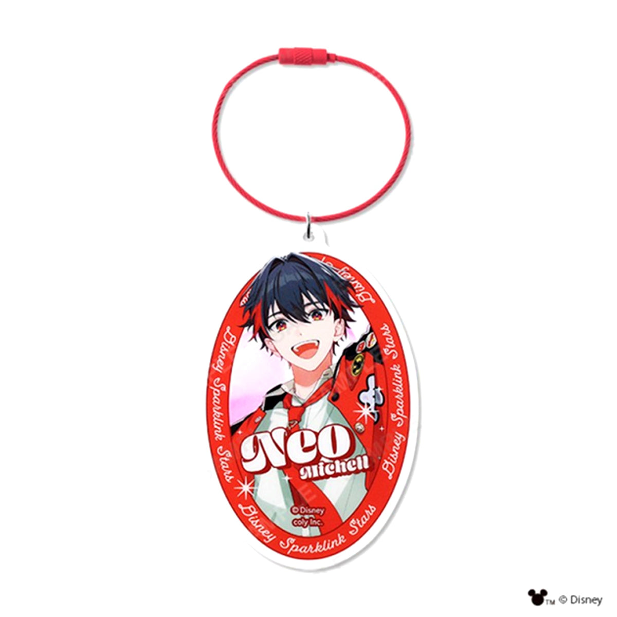 Disney Sparklink Stars Acrylic Keychain Debut! Neo [NEW]