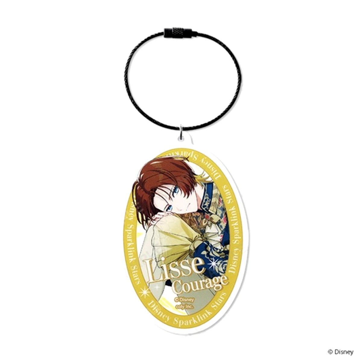 Disney Sparklink Stars Acrylic Keychain Debut! Lisse [NEW]