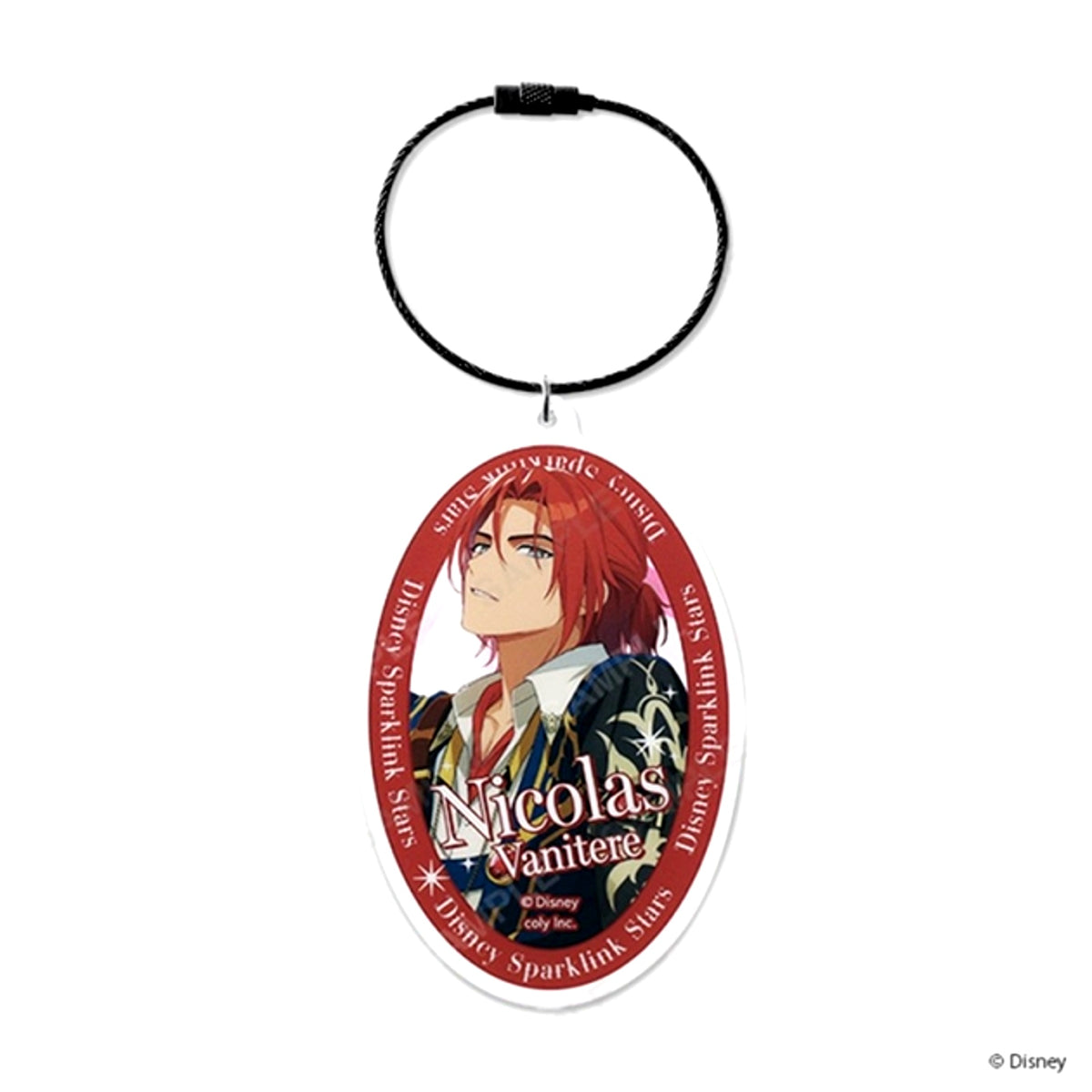 Disney Sparklink Stars Acrylic Keychain Debut! Nicolas [NEW]