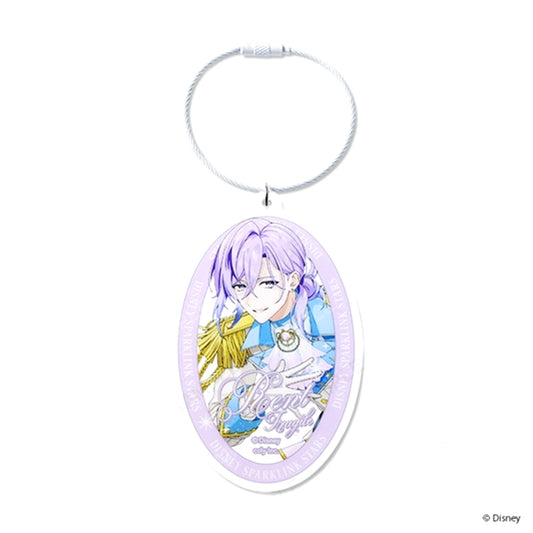 Disney Sparklink Stars Acrylic Keychain Debut! Rent [NEW]