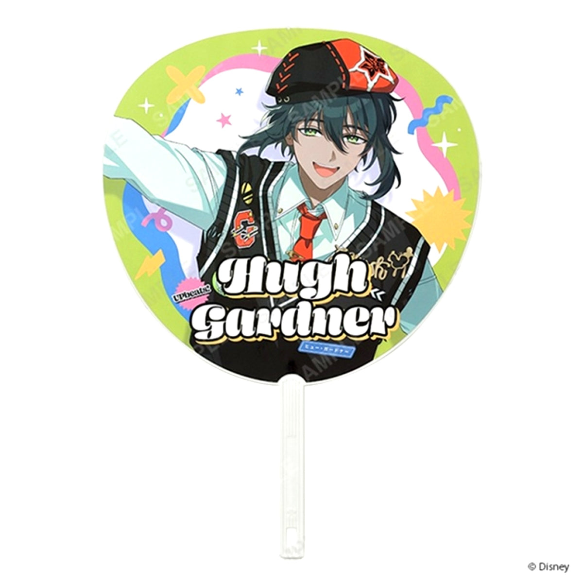 Disney Sparklink Stars Uchiwa Fan Debut! Hugh [NEW]
