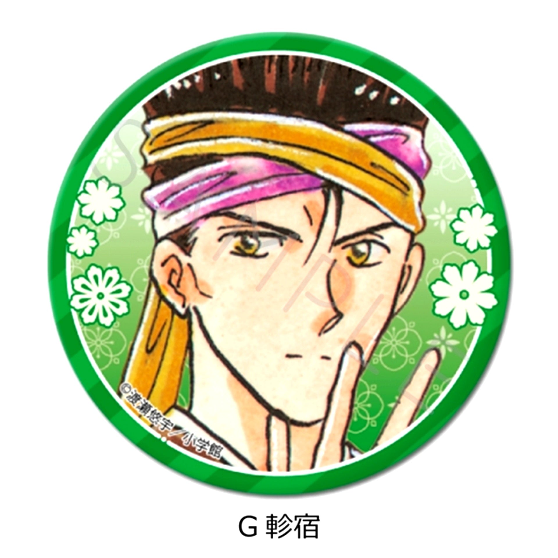 Fushigi Yugi Round Can Badge (57mm) G (Mitsukake) [NEW]