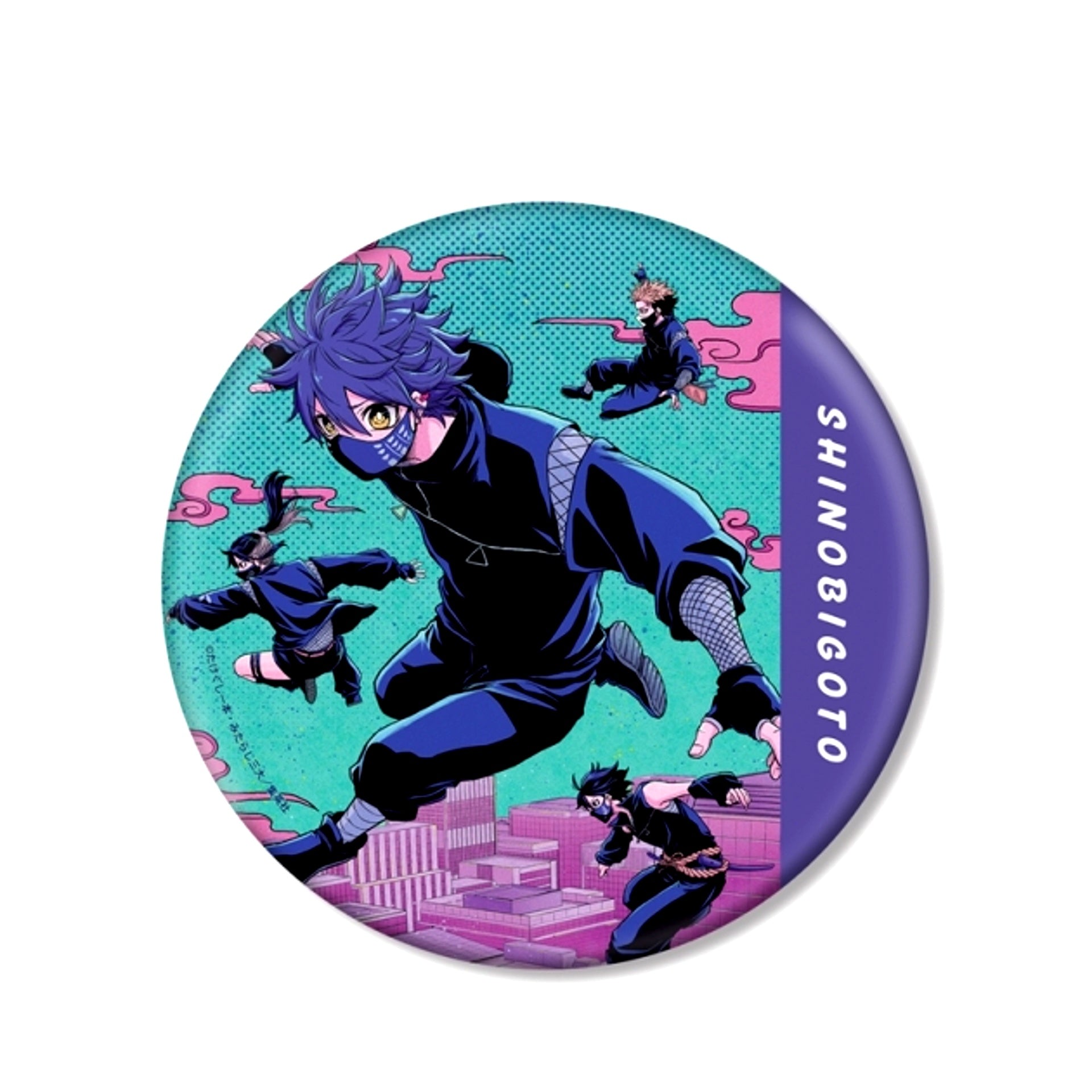 Shinobi Undercover Chapter 23 Color Illustration Big Can Badge (Animate Advance Sale) [NEW]