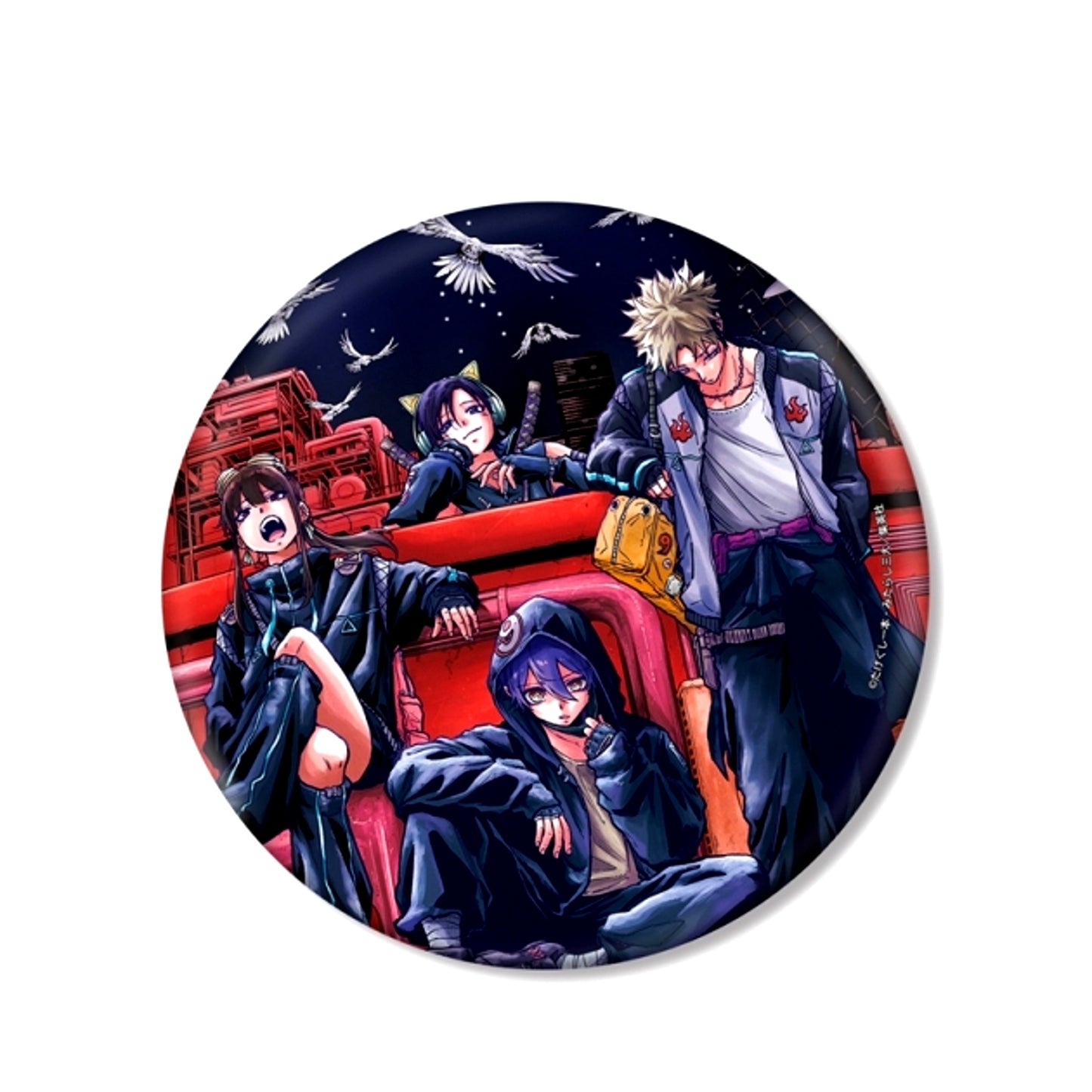 Shinobigoto Chapter 60 Color Illustration Big Can Badge (Animate Advance Sale) [NEW]
