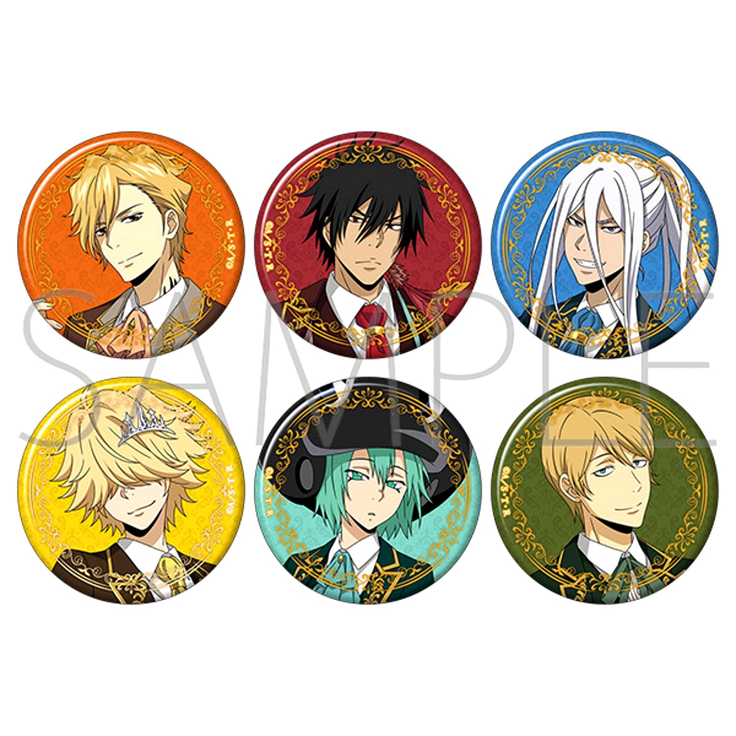 Katekyo Hitman Reborn! Character Badge Collection / B -damask code style- [NEW]