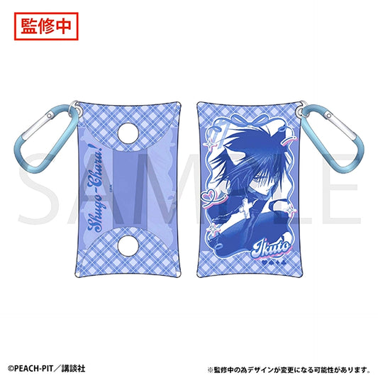 Shugo Chara! Clear Pouch with Carabiner / Ikuto Tsukiyomi [NEW]