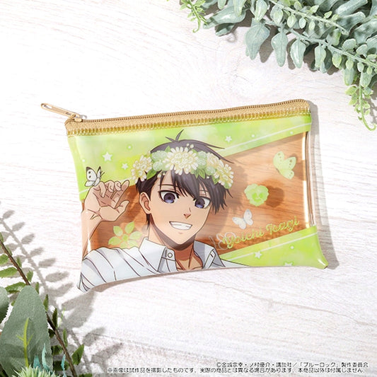 BLUE LOCK Season 2 Clear Pouch / Yoichi Isagi flower crown [NEW]