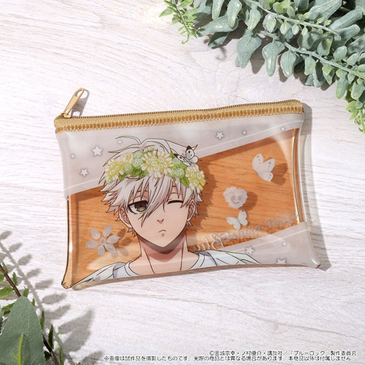 BLUE LOCK Season 2 Clear Pouch / Seishiro Nagi flower crown [NEW]