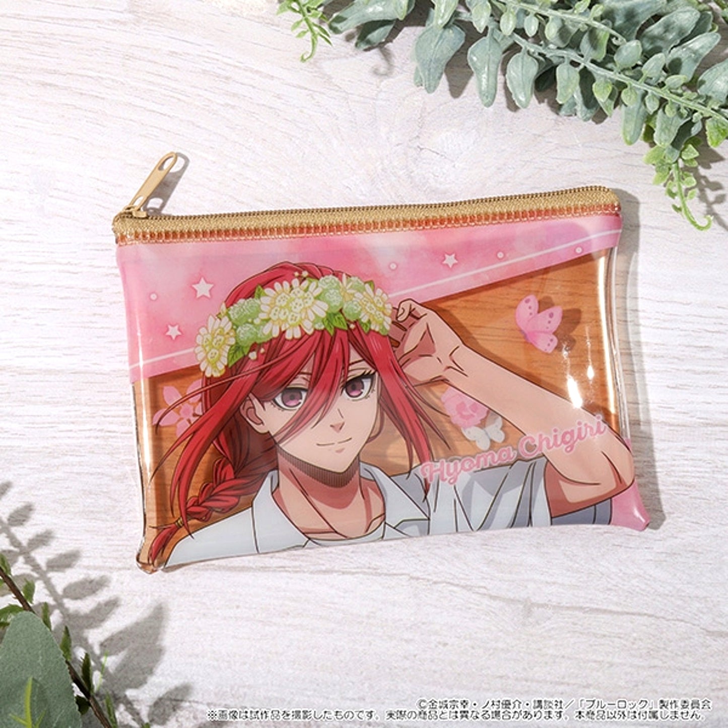 Blue Lock Season 2 Clear Pouch / Chigiri Hyoma flower crown [NEW]