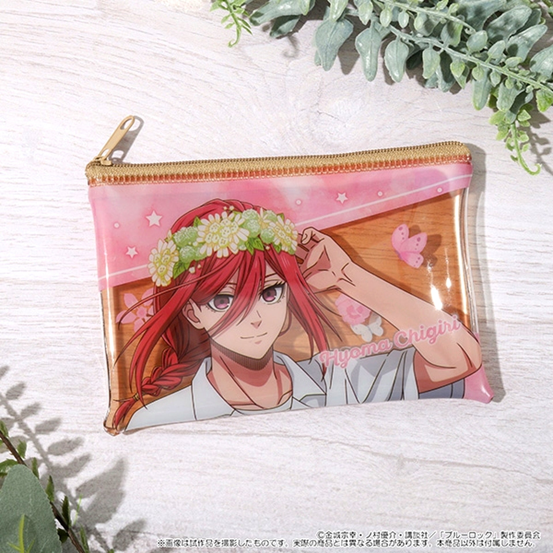 Blue Lock Season 2 Clear Pouch / Chigiri Hyoma flower crown [NEW]