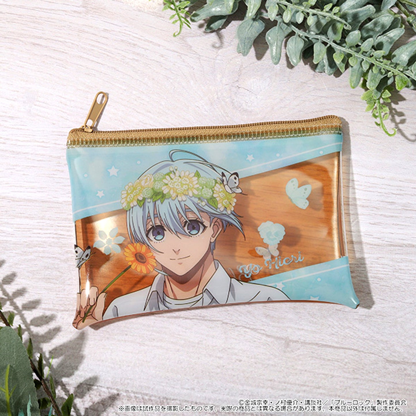 Blue Lock Season 2 Clear Pouch / Hiori Yo flower crown [NEW]