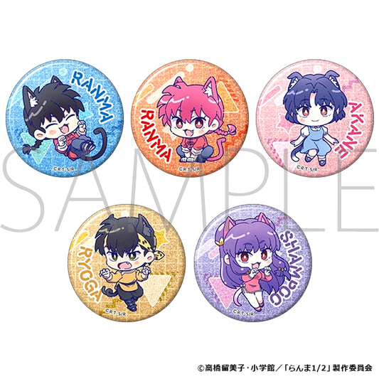 Ranma 1/2 Kirakira Character Badge Collection Goods - Bache [NEW]