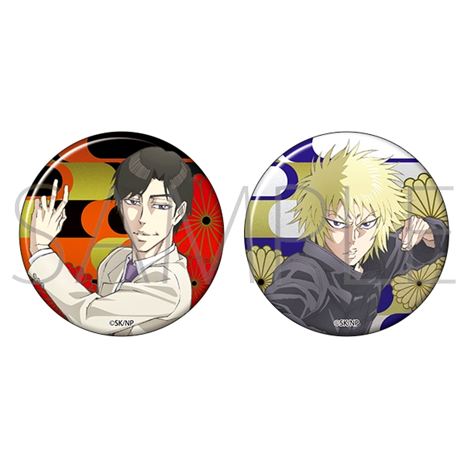 Ninja vs. Gokudo Button Set Goods - Badge [NEW]