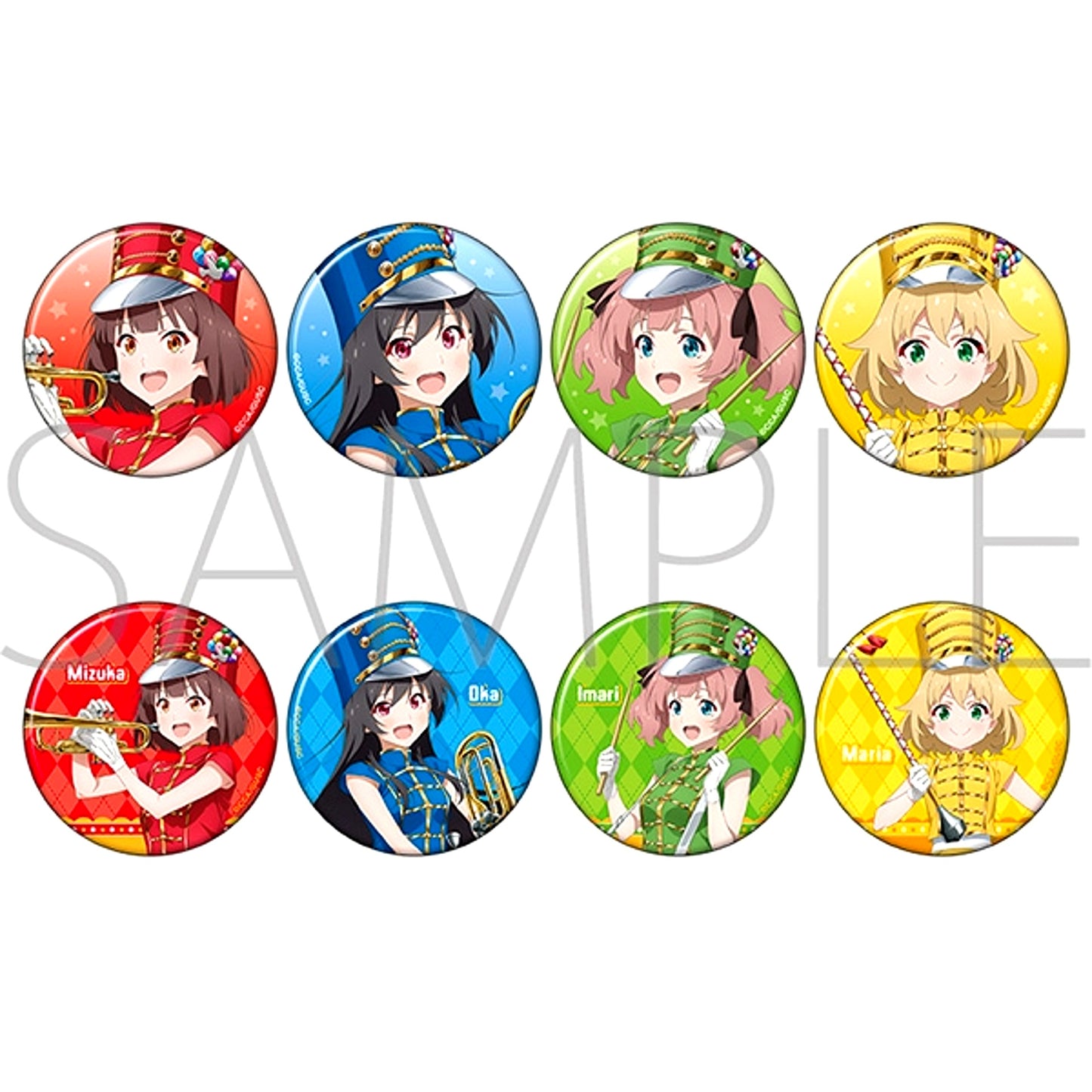 Grow Up Show ~Himawari no Circus Dan~ Character Badge Collection ~Marching Band~ [NEW]