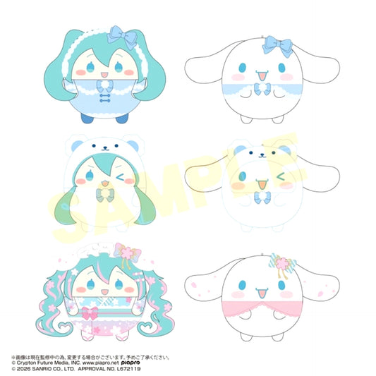Hatsune Miku x Cinnamoroll Fuwakororin 4 Goods - Mascot [NEW]