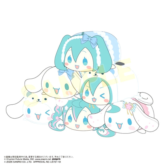 Hatsune Miku x Cinnamoroll Potekoro Mascot 4 Goods - Mascot [NEW]