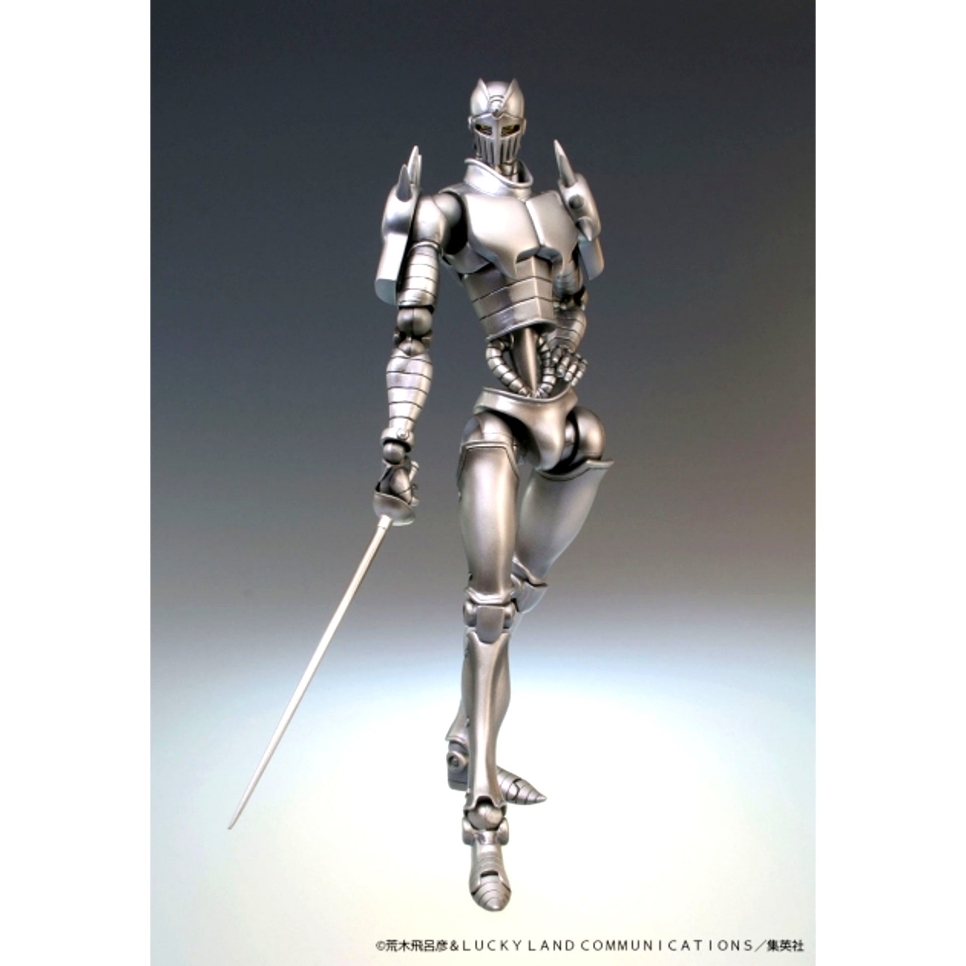 Super Image Movable JoJo's Bizarre Adventure Part 3 Silver Chariot Action Figure Resale [NEW]