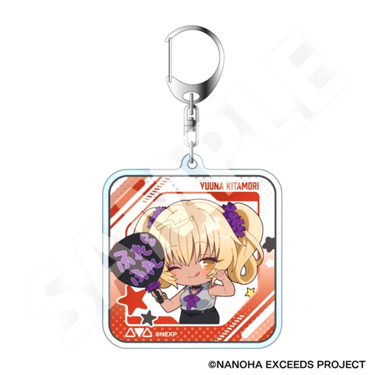 Magical Girl Lyrical Nanoha EXCEEDS Gun Blaze Vengeance FureFrenz Acrylic Keychain Kitamori Yuuna [NEW]